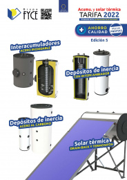 .. Tarifa Depósitos de Acumulación y Energía Solar Térmica 2022 Edición 5