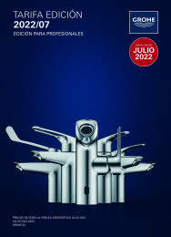 Catálogo Tarifa Grohe Julio 2022