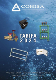 Tarifa Cohisa abril 2024 Contadores Accesorios Agua
